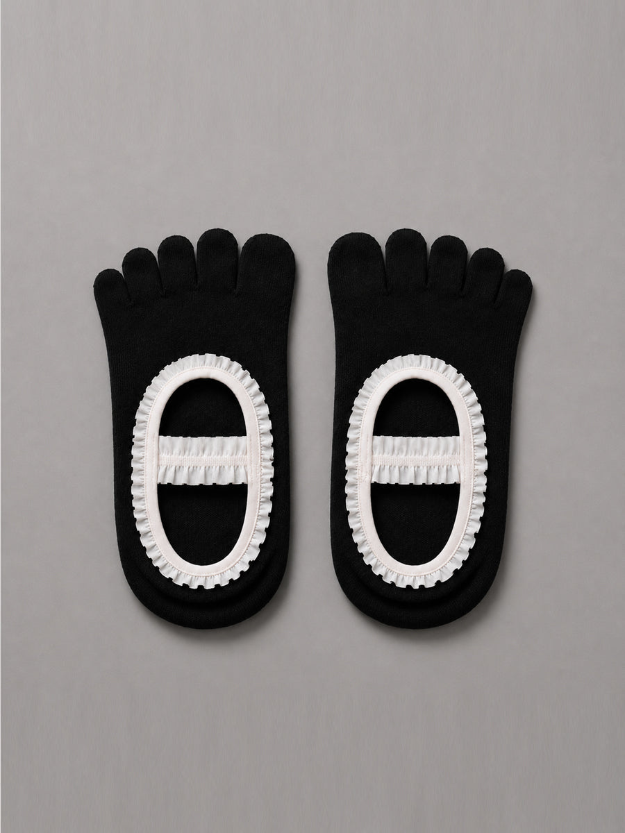 Ballet Lace Grip Socks-0