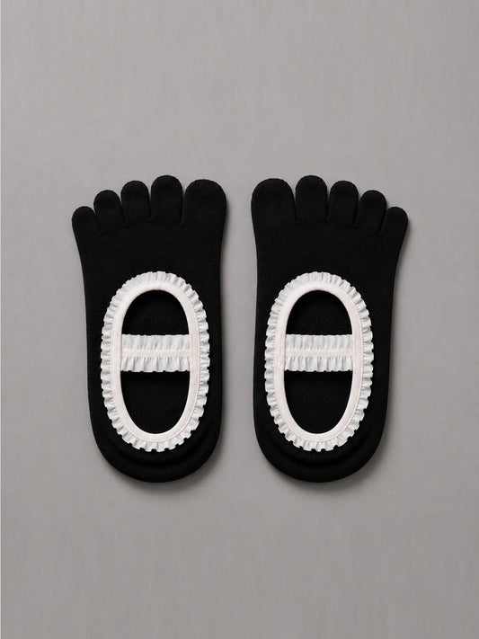 Ballet Lace Grip Socks-0