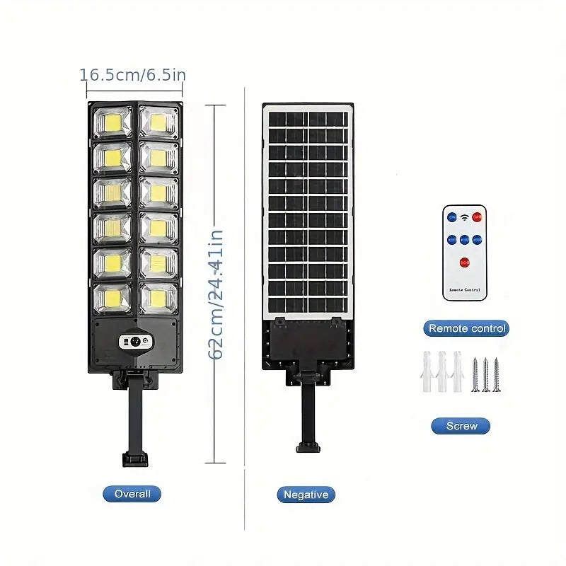 Super Bright 504 LED Solar Light - Outdoor Daylight with Motion Sensor-3